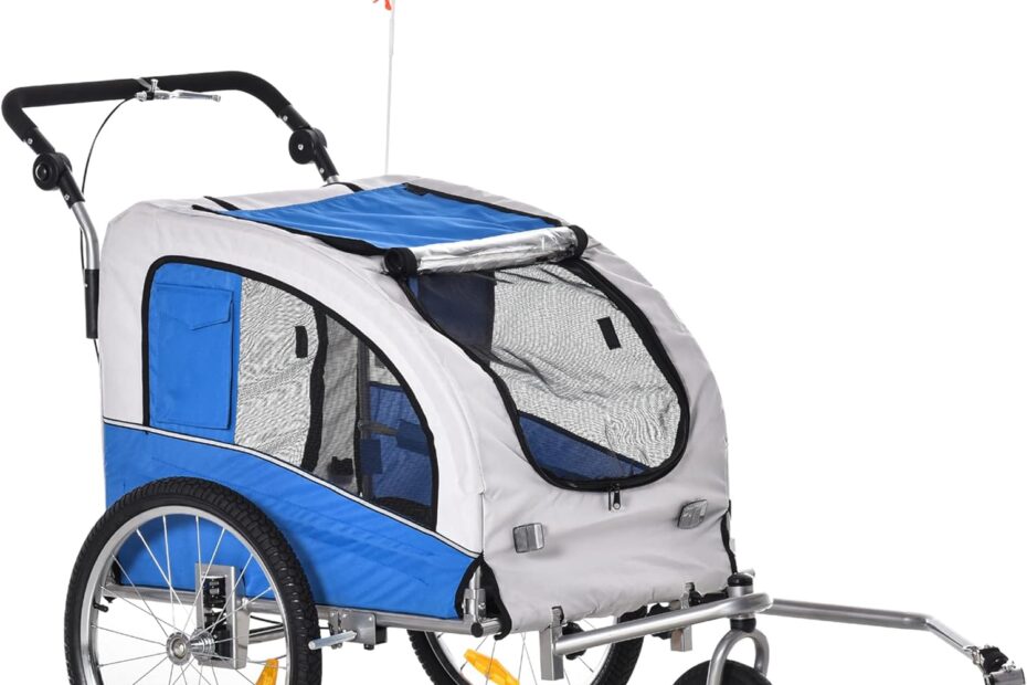 Adventure Awaits: Review of the Aosom 2-in-1 Dog Bike Trailer & Stroller!