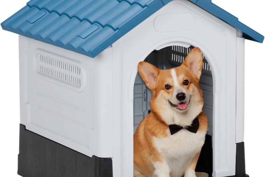 Bonnlo Weatherproof Dog House: The Perfect Outdoor Shelter for Your Furry Friend!