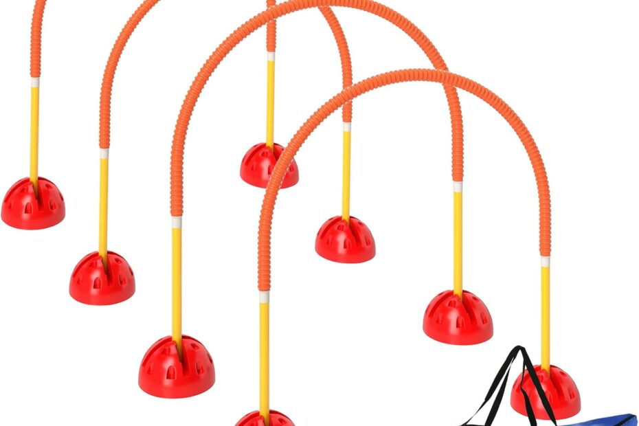 Boost Your Dog's Skills: A Review of the PawHut 4 Piece Dog Agility Equipment!