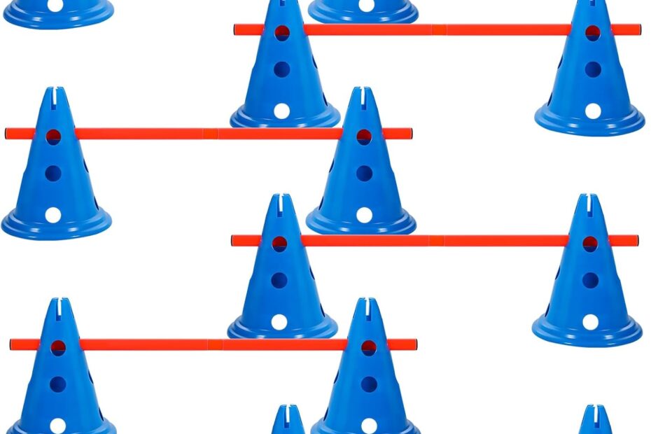 Boost Your Pet's Skills: The Ultimate Dog Agility Hurdle Cone Set Review!