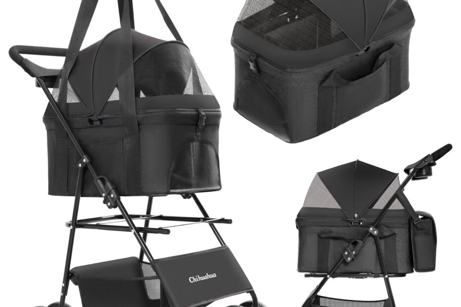 Convenient Adventure: CHIHUAHUA 2-in-1 Foldable Pet Stroller Review
