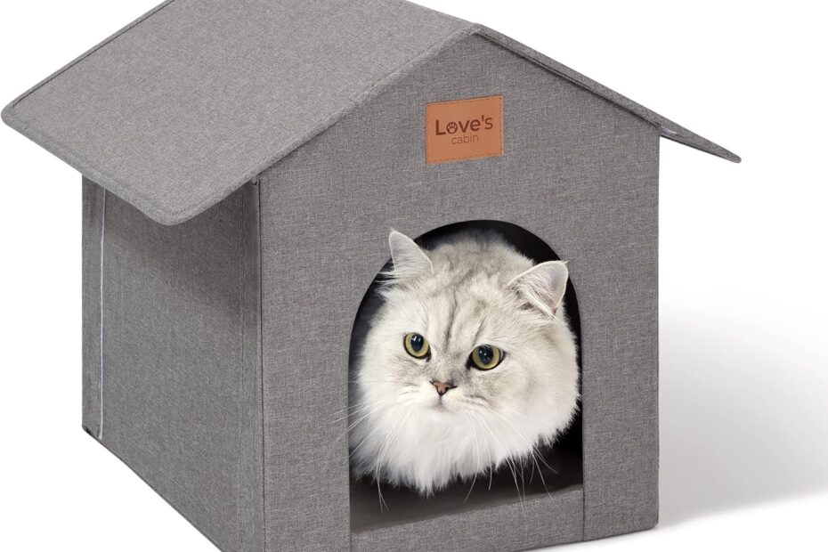 Cozy Comfort: Love's Cabin Weatherproof Cat House Review for Outdoor Felines