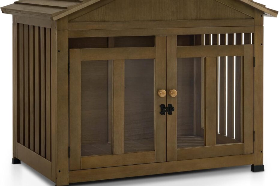 Cozy Comfort: MCombo Wooden Dog House Review for Small & Medium Pups