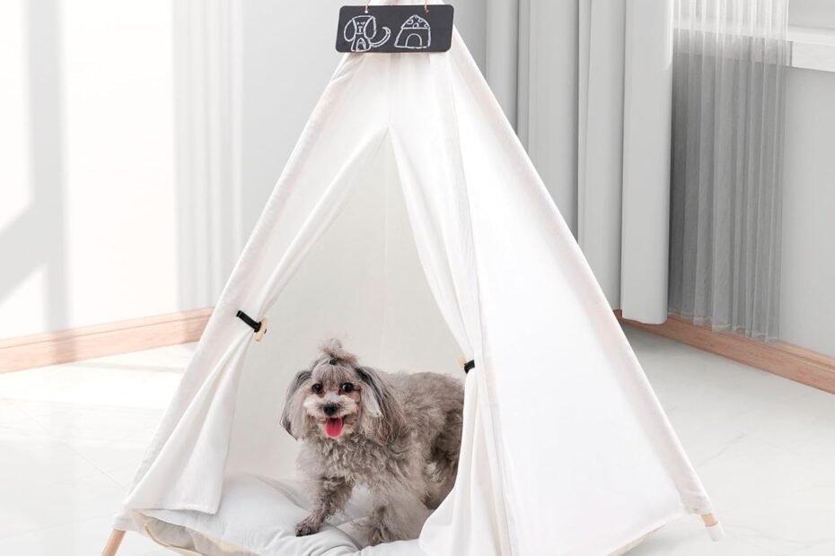 Cozy Comfort: The Ultimate Pet Teepee Tent for Large Dogs & More!
