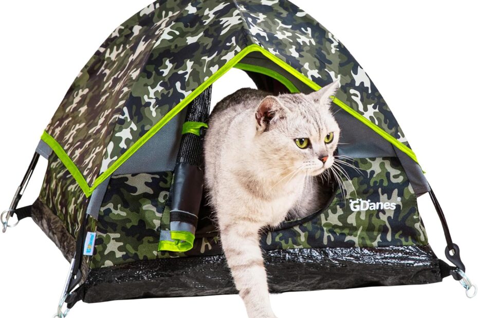 Cozy Hideaway: GDanes Camouflage Cat Tent Review for Pets!