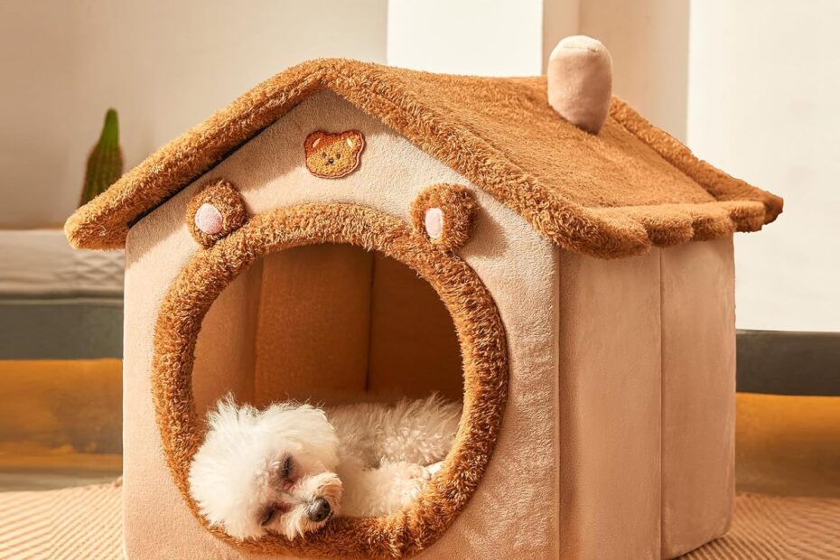 Cozy Retreat: Reviews of the Jiupety Dog House Bed for Your Pet's Comfort
