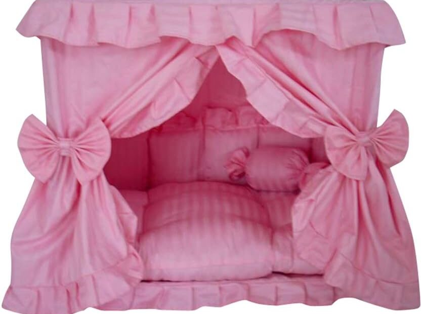 Cozy Up Your Pup: Review of the Princess Pink Handmade Dog Bed House