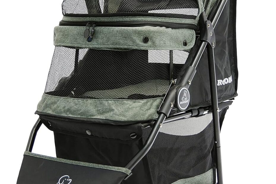 Discover the ROODO 3 Wheel Pet Stroller: Your Ultimate Travel Companion for Dogs and Cats!