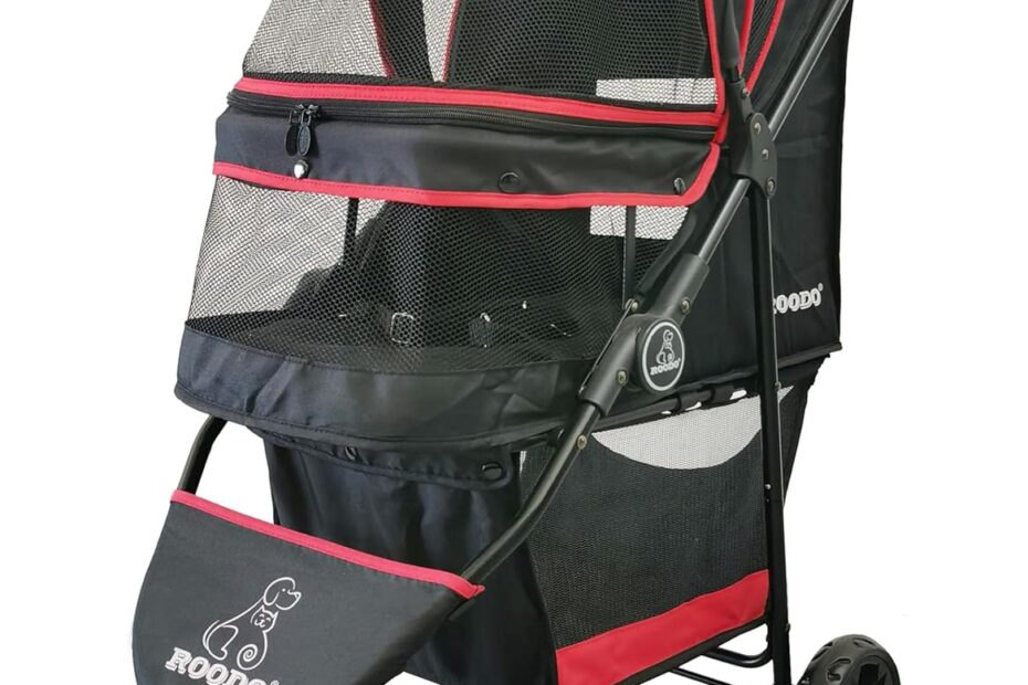 Discover the ROODO 3-Wheel Pet Stroller: Your Ultimate Travel Companion for Small Animals!
