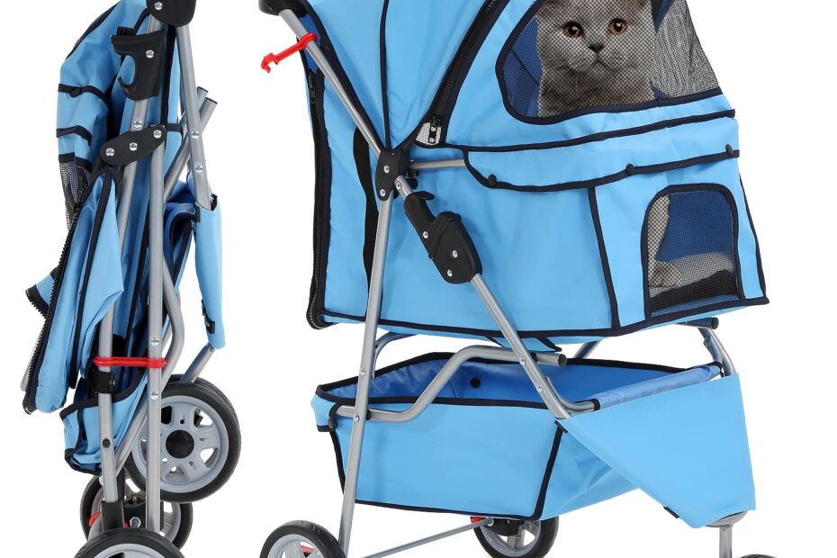 Discover the Ultimate Comfort: Folding Dog Stroller for Small Pets!