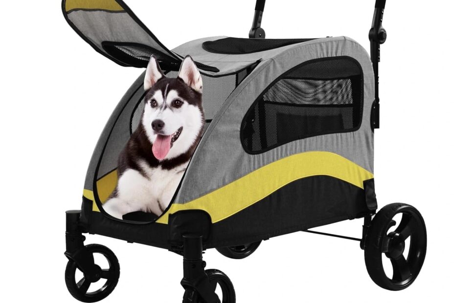 Discover the Ultimate XL Dog Stroller: Comfort for Your Furry Friends!