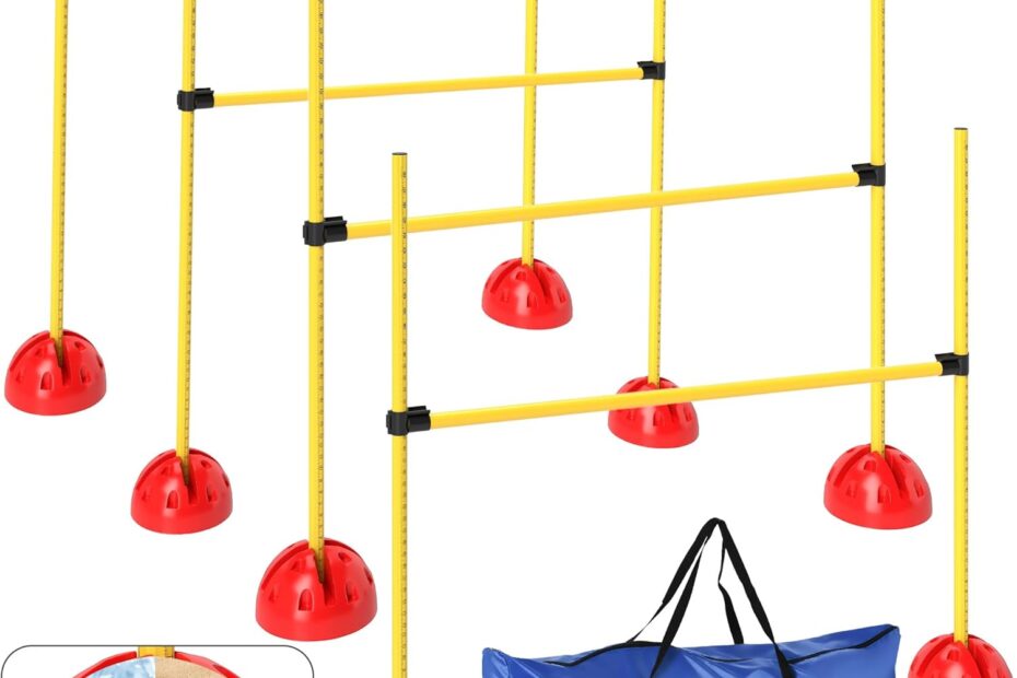Elevate Your Dog’s Skills: Review of the PawHut 4-Piece Agility Course Set