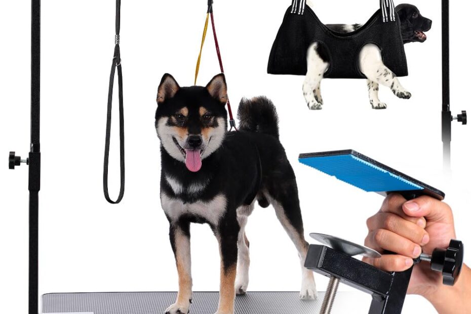 Elevate Your Grooming Game: Reviews of the Adjustable Dog Grooming Table Arm with Hammock