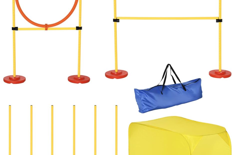 Elevate Your Pup's Skills: PawHut 4-Piece Dog Agility Training Set Review