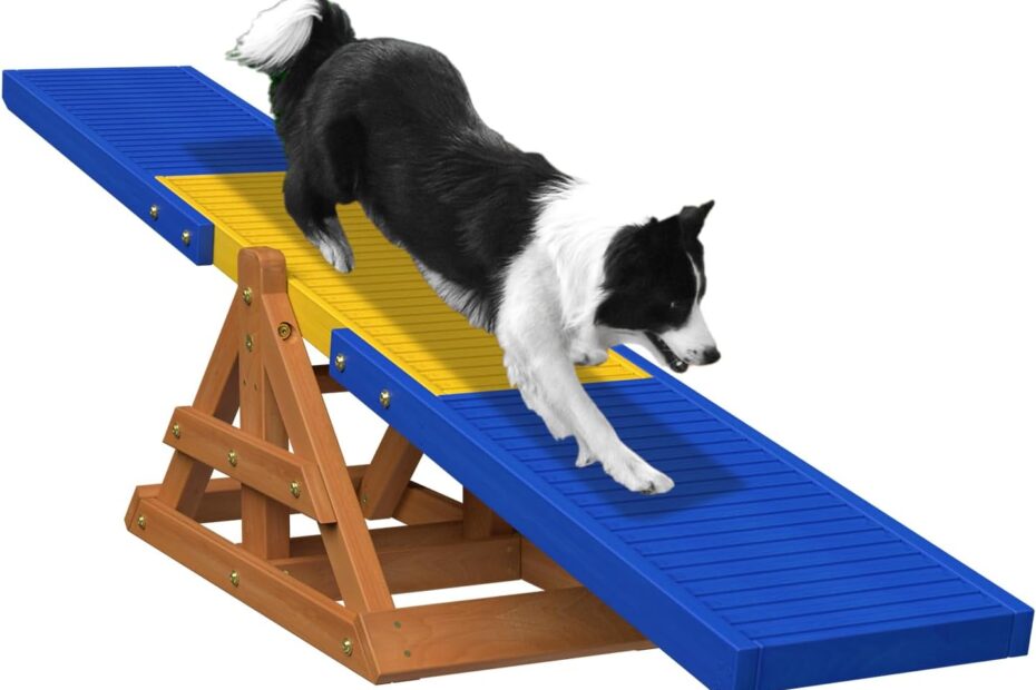 Elevate Your Pup's Skills: Review of the 95" Wooden Dog Seesaw for Ultimate Agility Training