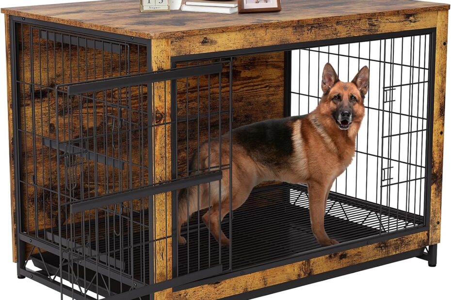 Elevate Your Space: TLSUNNY Wooden Dog Crate Furniture Review