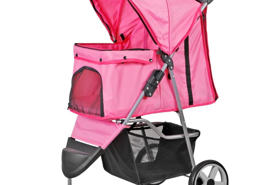 Explore Adventure with the LEMY Foldable Pet Stroller: Stylish Comfort for Your Furry Friends