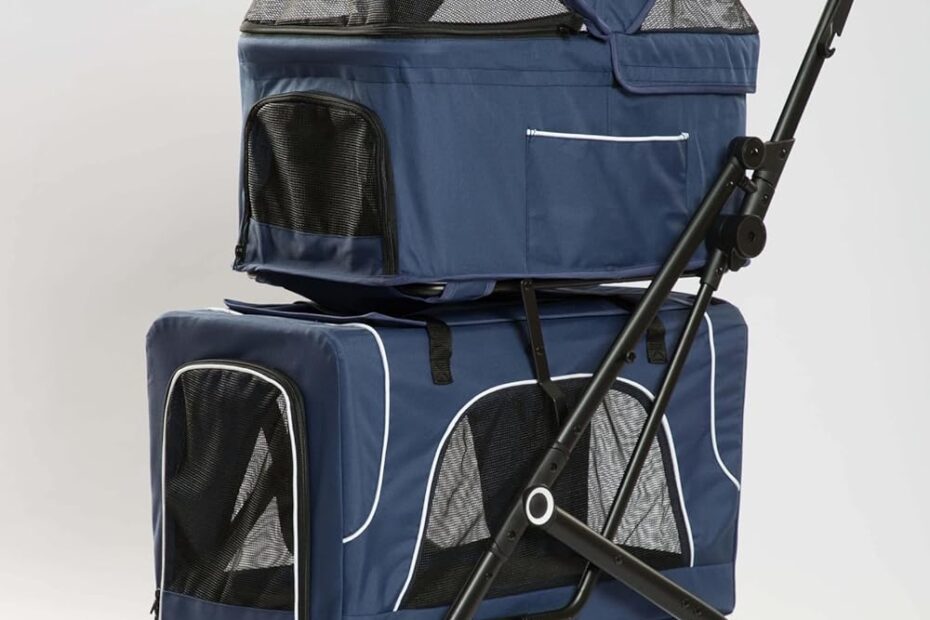 Explore Comfort on the Go: Review of the Pet Stroller with Detachable Carrying Options!