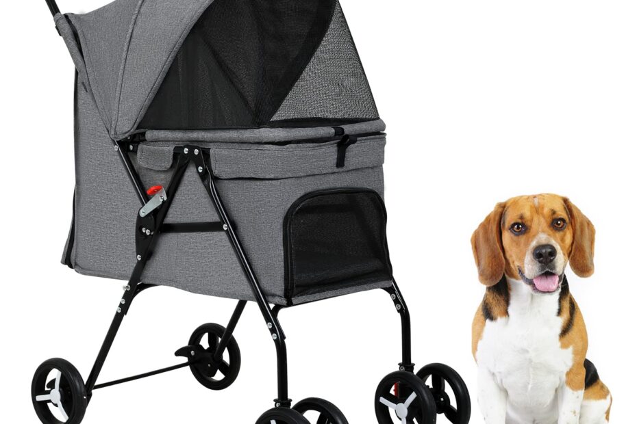 Explore in Comfort: The BestPet Folding Pet Stroller Review