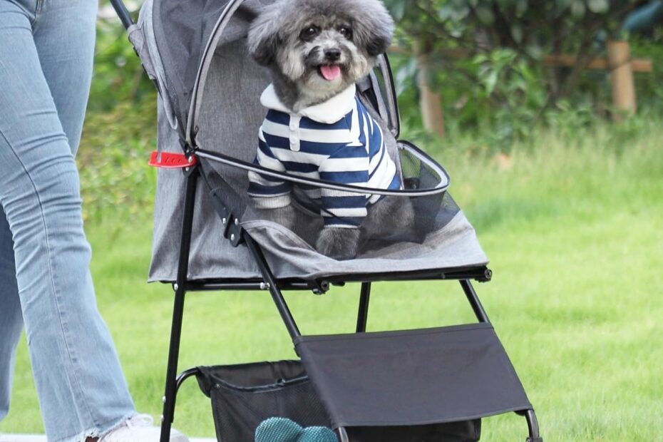 Explore the Coziwow 4 Wheels Pet Stroller: A Review for Pet Parents!