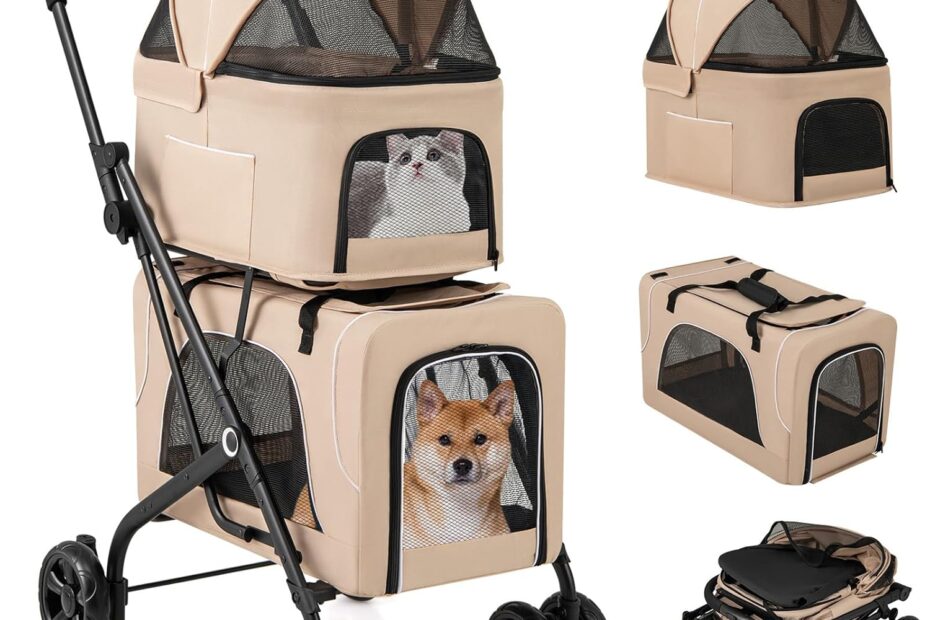 Explore the Giantex Double Dog Stroller: Perfect for Outings with Your Pups!