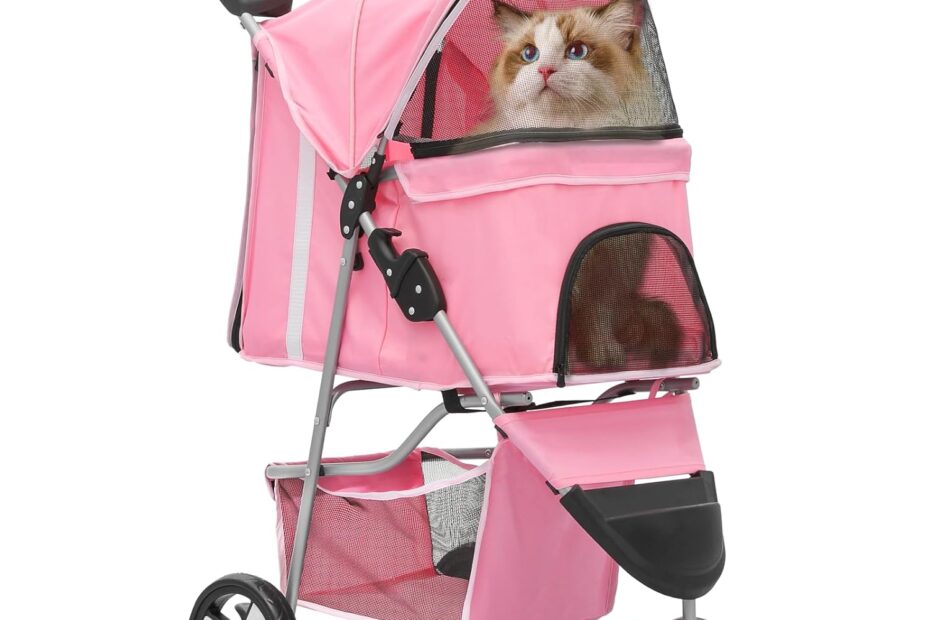 Explore the Outdoors: Top-Rated Cat & Dog Stroller for Your Furry Friends!
