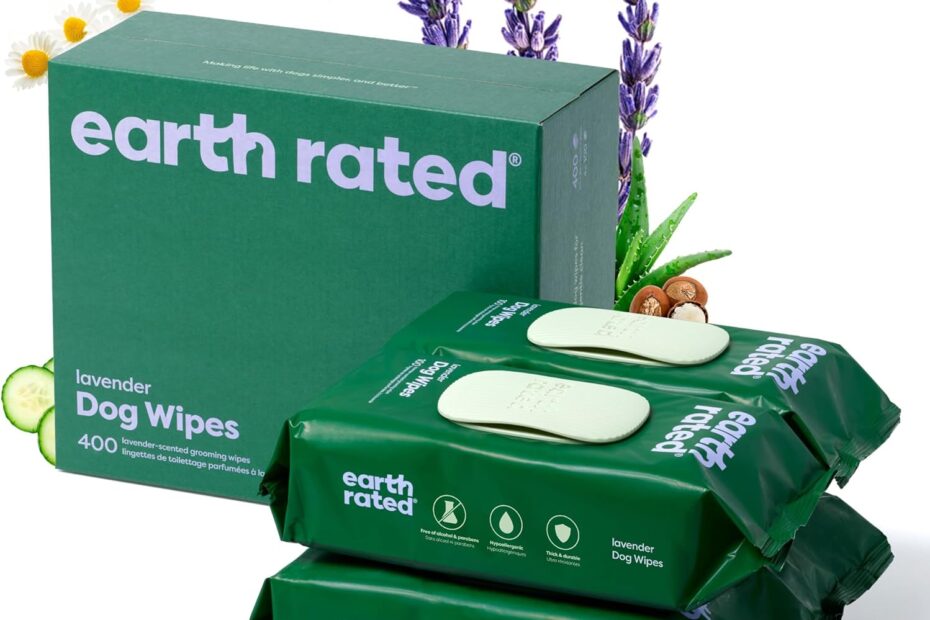 Freshen Up with Earth Rated Dog Grooming Wipes: A Hypoallergenic Must-Have!