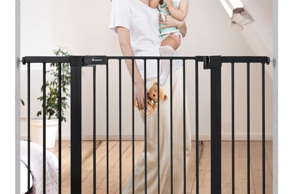 Keep Your Little Ones Safe: COMOMY 36" Extra Tall Baby Gate Review