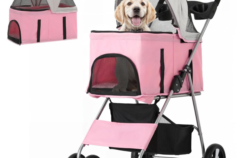 On-the-Go Comfort: MoNiBloom 3-in-1 Pet Stroller Review!