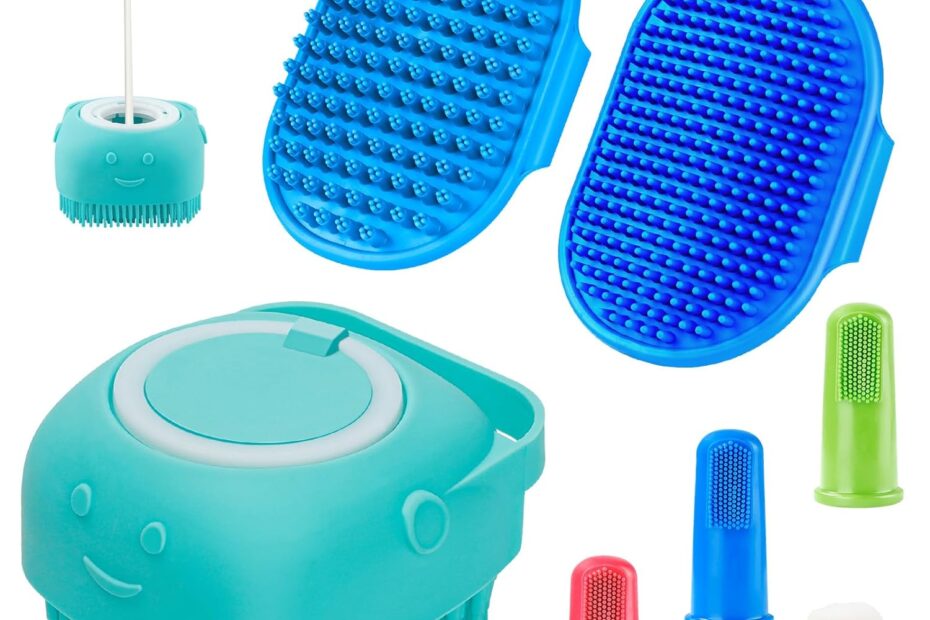 Pamper Your Pup: The Comotech 3PCS Dog Bath Brush Review