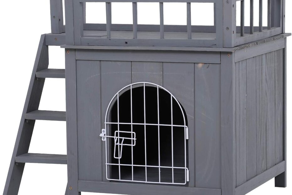 Perfect Retreat: PawHut 2-Level Wooden Cat House Review