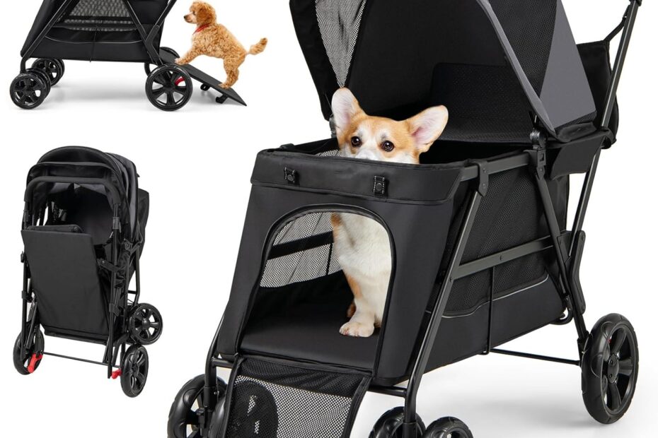 Rev Up Your Pet Outings: Discover the Giantex Dog Stroller for Ultimate Comfort & Convenience!