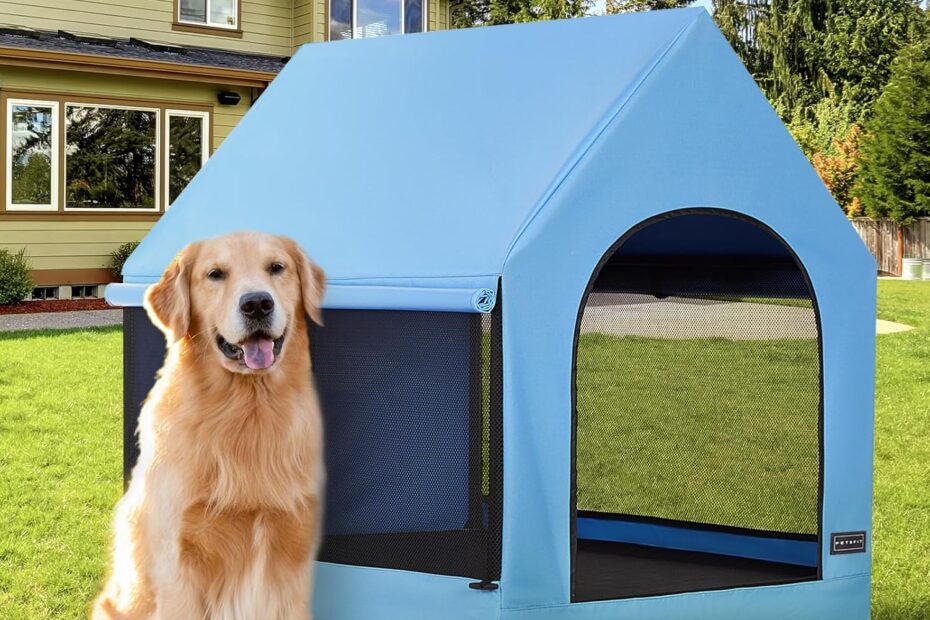 Reviewing the PETSFIT Outdoor Dog House: A Weatherproof Haven for Your Pup!