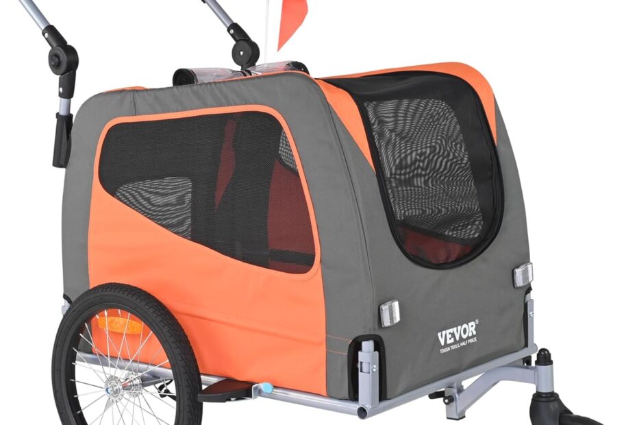 Ride in Style: The Ultimate VEVOR Dog Bike Trailer Review!
