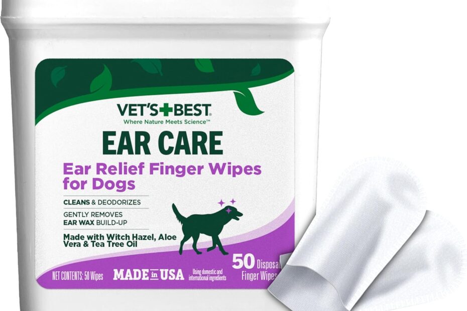 Say Goodbye to Ear Odor: Vet's Best Ear Relief Finger Wipes Review