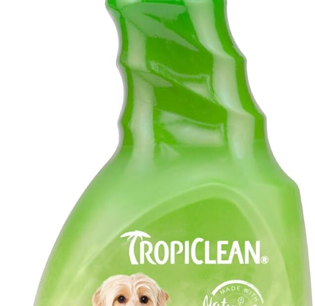 Say Goodbye to Tangles: TropiClean Dog Detangler Spray Review!