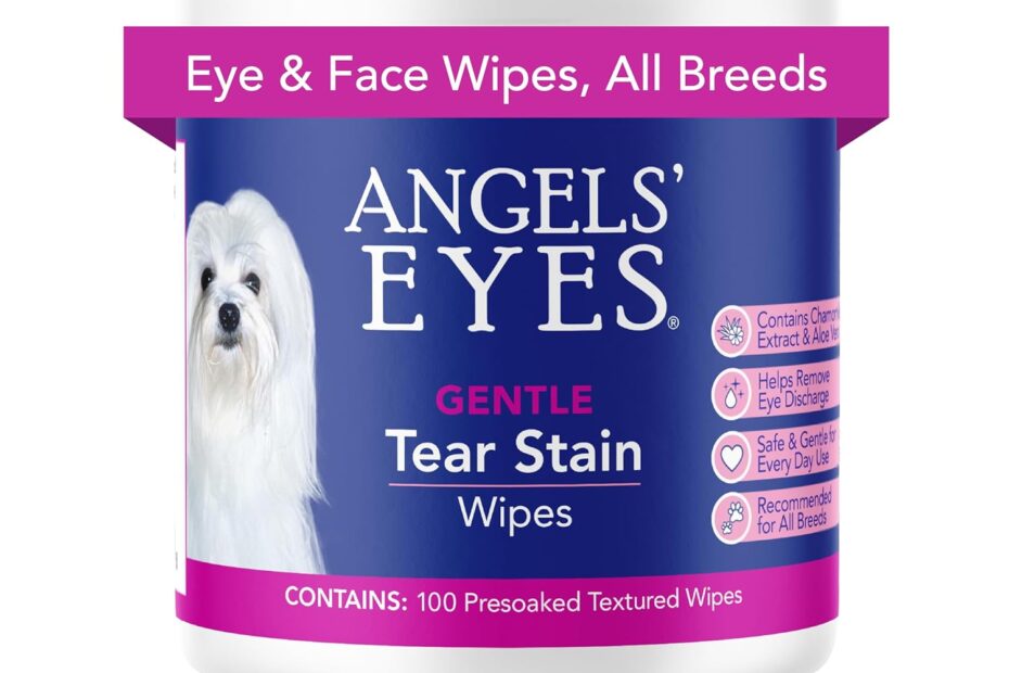 Say Goodbye to Tear Stains: Review of ANGELS' EYES Gentle Pet Eye Wipes