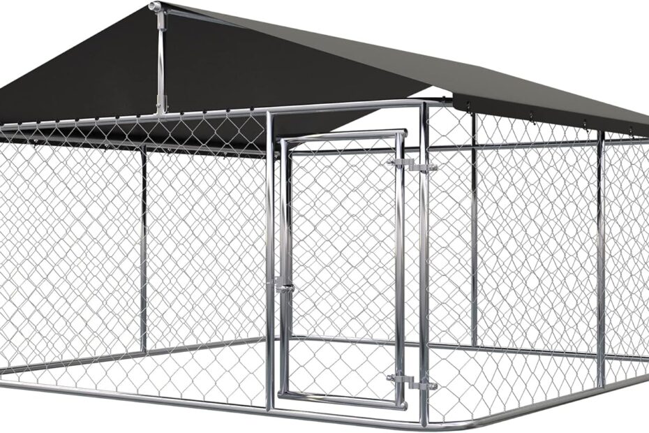 Secure Your Pup with the Ultimate Outdoor Dog Enclosure: Heavy Duty Kennel Review