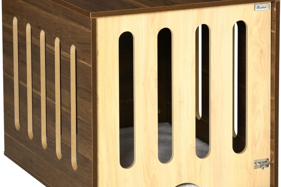 Stylish and Functional: PawHut Furniture Style Dog Crate Review for Your Furry Friends