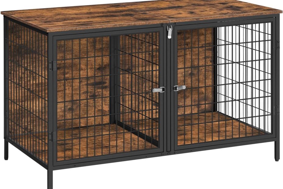 Stylish & Functional: Review of the Double Dog Crate Furniture for Small to Medium Dogs