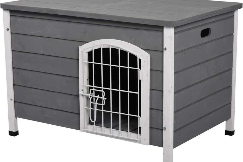 Stylish Safety: The PawHut 31" Wooden Dog Cage Reviewed