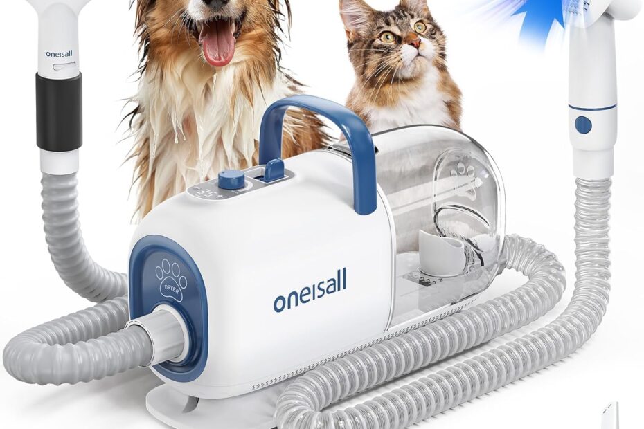 Tame the Fur: A Review of the Oneisall Dog Vacuum & Dryer Grooming Kit