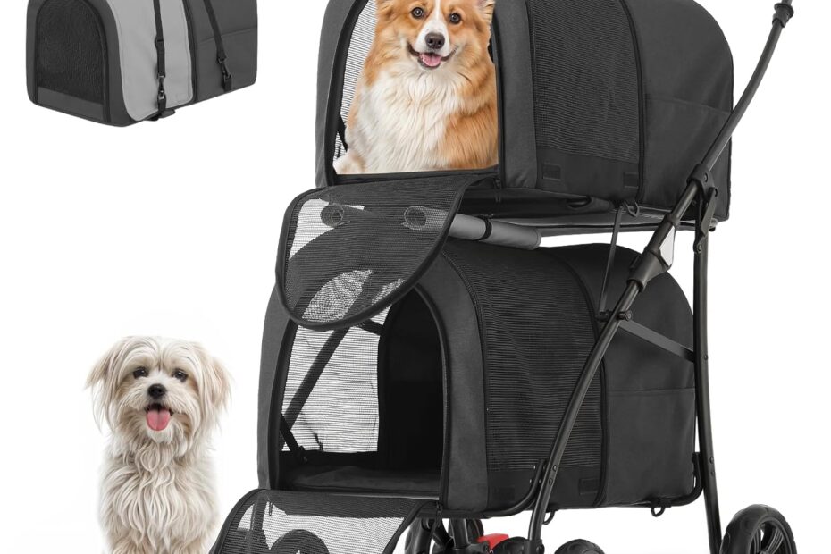 The Ultimate Comfort: MoNiBloom Double Dog Stroller Review for Pet Parents