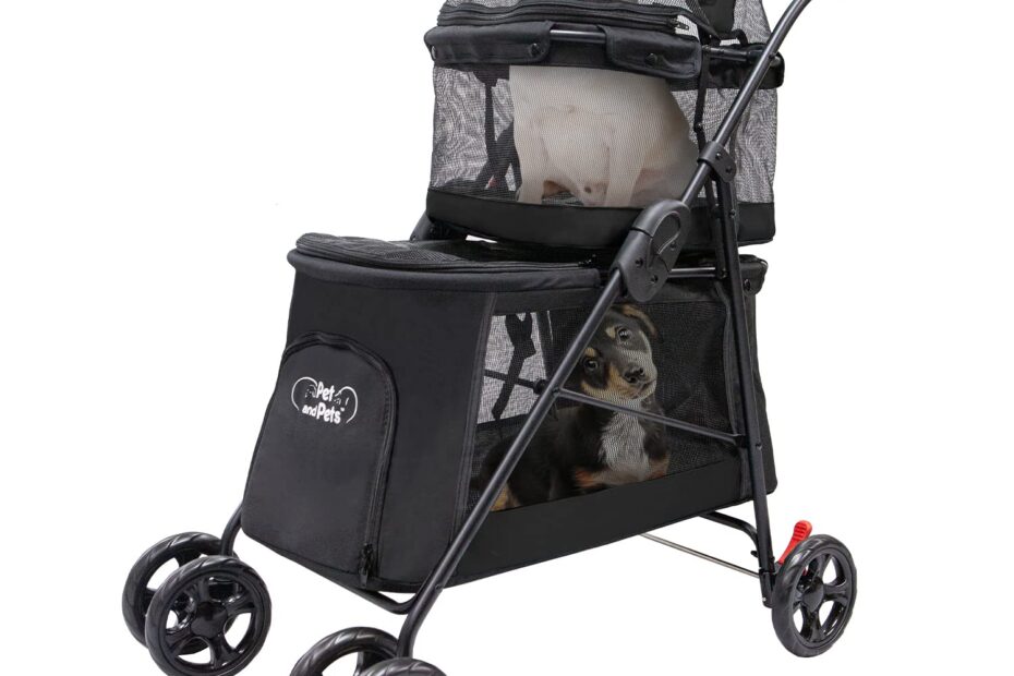 The Ultimate Double Decker Pet Stroller: Perfect for Your Furry Friends!