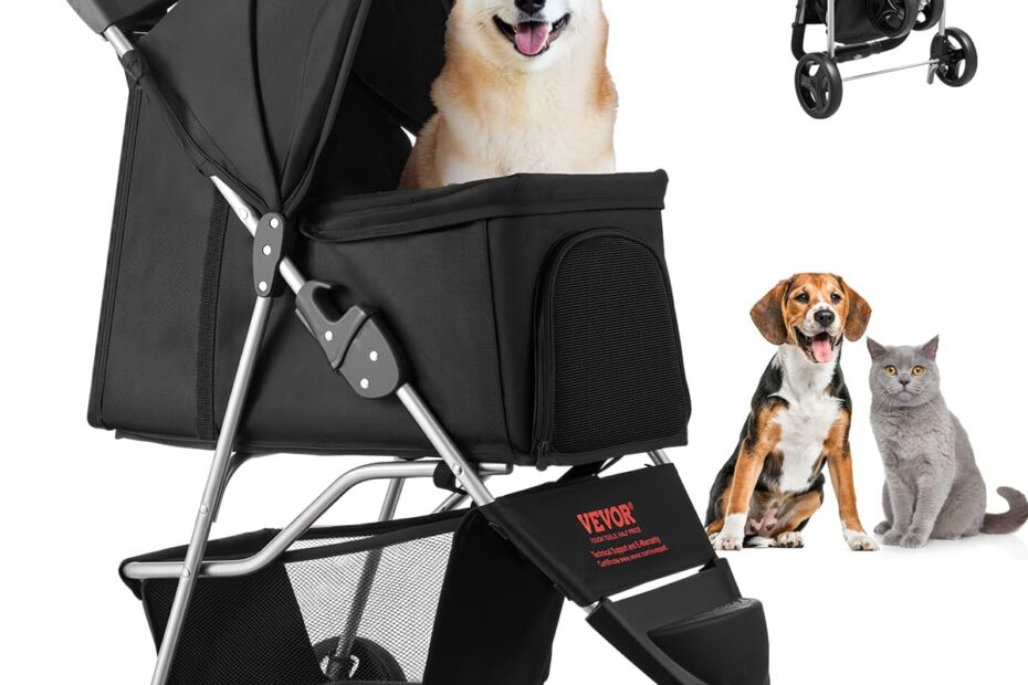 The Ultimate Pet Adventure: VEVOR Foldable Stroller Review
