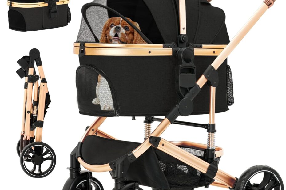 The Ultimate Pet Companion: Review of the 3 in 1 Folding Lightweight Dog Stroller