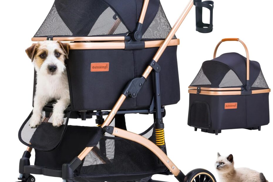 The Ultimate Pet Stroller: Safe & Stylish Outings for Your Furry Friends!