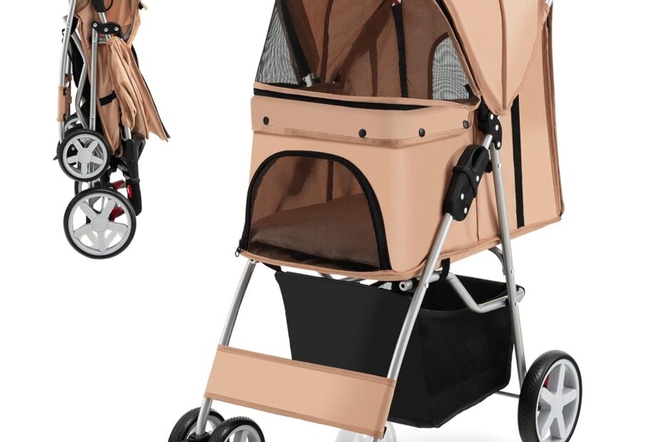 The Ultimate Pet Travel Solution: Giantex Folding Dog Stroller Review