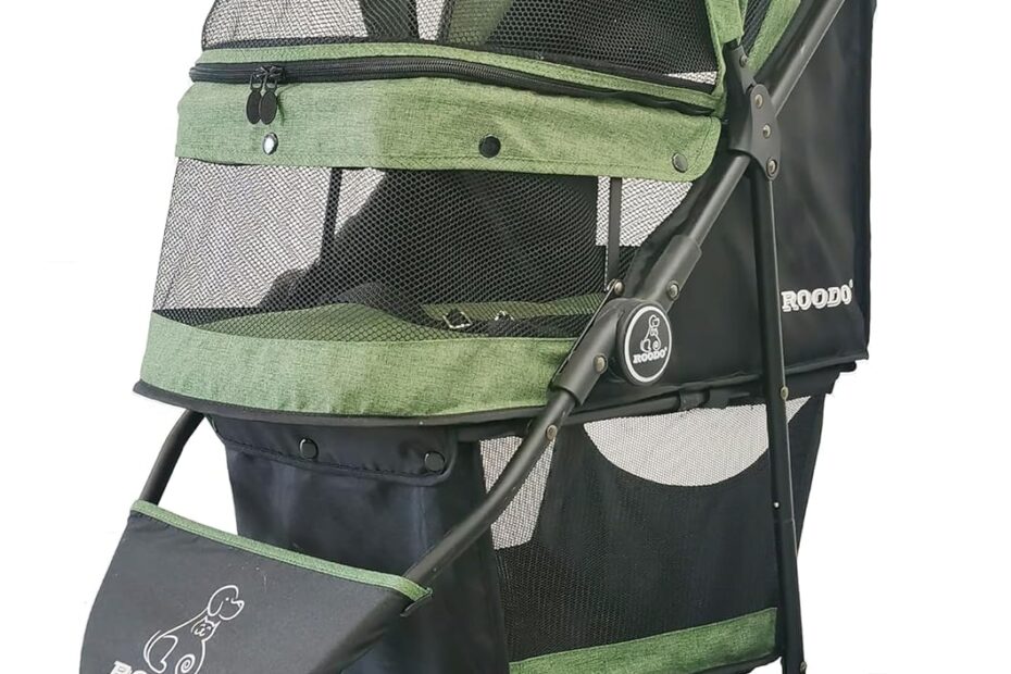 The Ultimate ROODO 3 Wheel Pet Stroller: Lightweight, Foldable, and Perfect for Adventurous Pets!