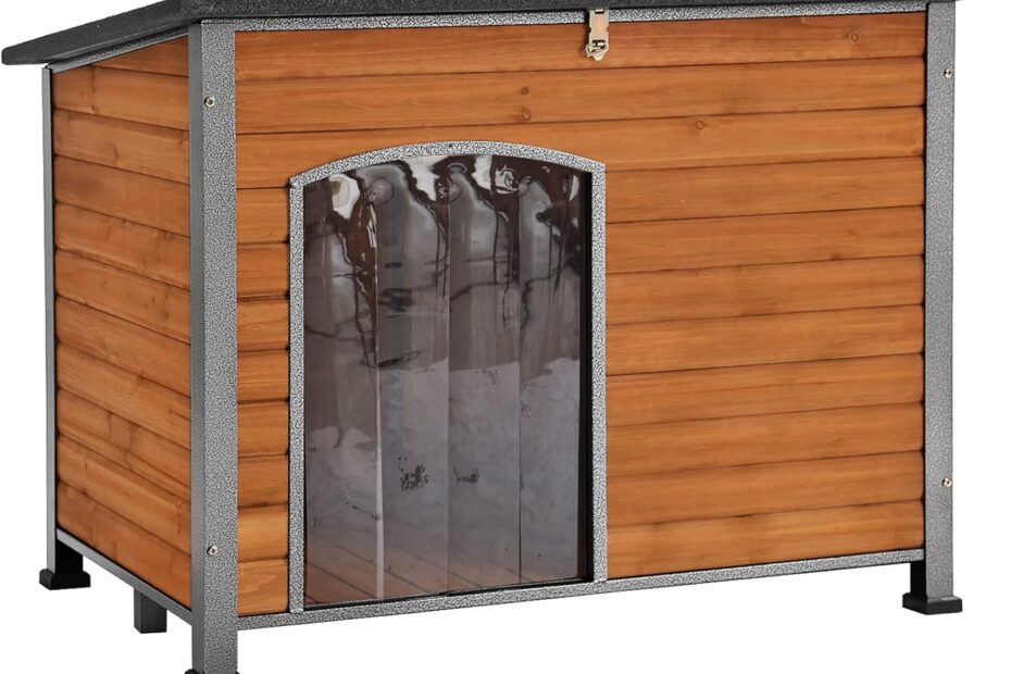 Top Pick for Pups: Aivituvin Weatherproof Wooden Dog House Review